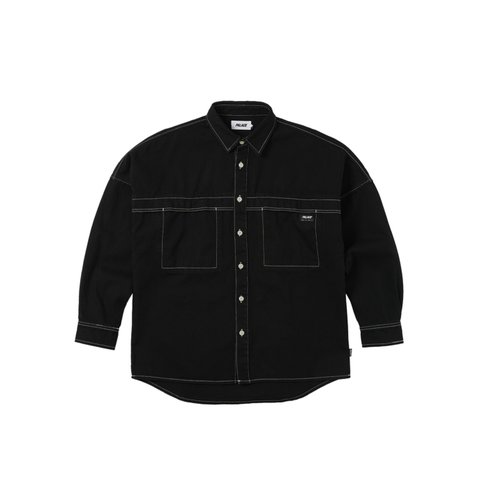 Palace STITCH UP DROP SHOULDER SHIRT BLACK - Colorway