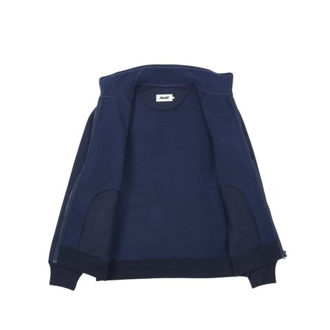 Palace FLEECE BONDED FULL ZIP NAVY - Colorway