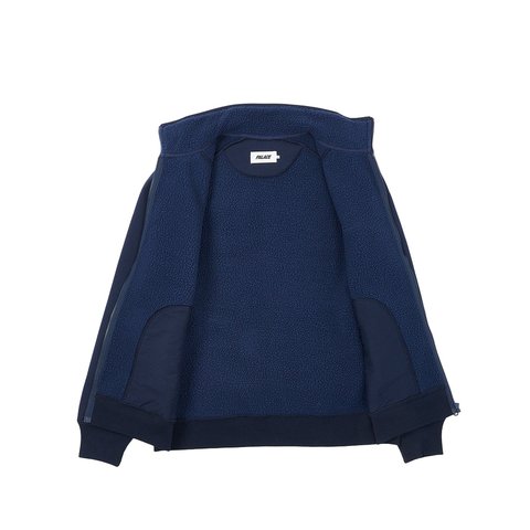 Palace FLEECE BONDED FULL ZIP NAVY - Colorway