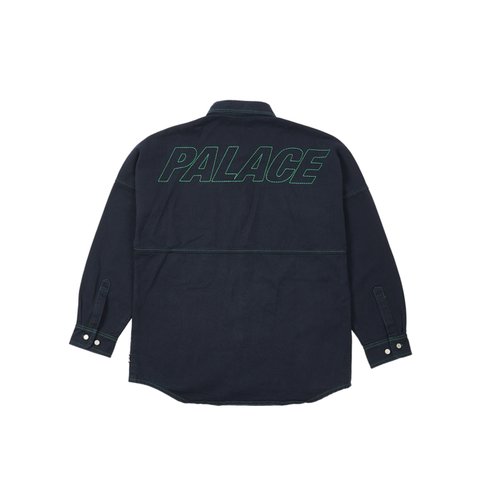 Palace STITCH UP DROP SHOULDER SHIRT NAVY - Colorway