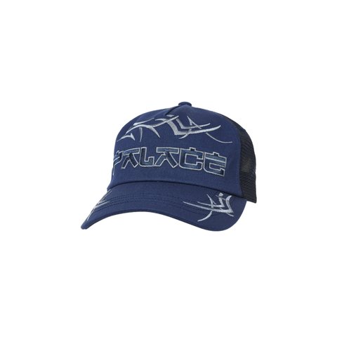 Palace TRIBAL TRUCKER HAT NAVY - Colorway
