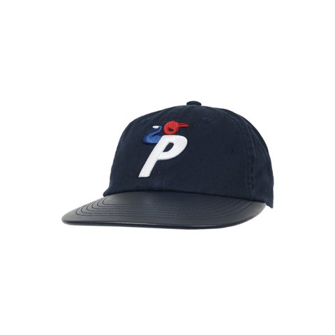 Palace FAUX LEATHER BUNNING MAN SNAPBACK NAVY - Colorway