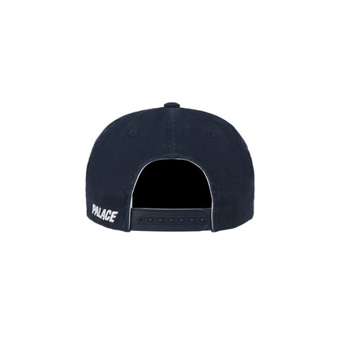 Palace FAUX LEATHER BUNNING MAN SNAPBACK NAVY - Colorway