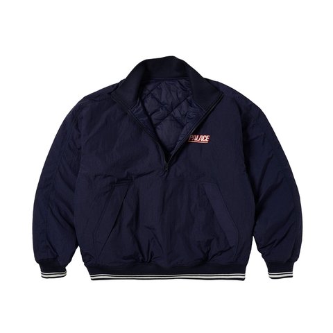 REVERSIBLE QUILTED SPORTS BOMBER NAVY