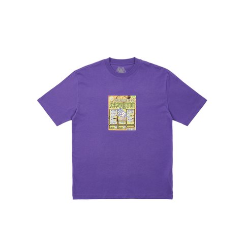 Palace SCRATCHY T-SHIRT REGAL PURPLE - Colorway