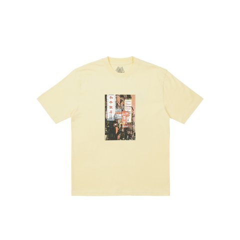 Palace DOWNTOWN T-SHIRT MELLOW YELLOW - Colorway