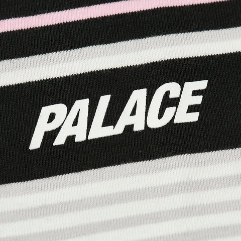 Palace STRIPE T-SHIRT BLACK - Colorway