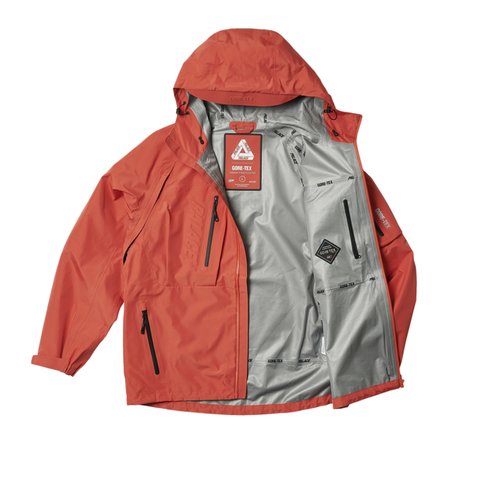 Palace GORE-TEX CARGO JACKET ORANGE - Colorway