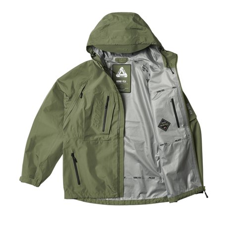 Palace GORE-TEX CARGO JACKET OLIVE - Colorway