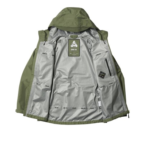 Palace GORE-TEX CARGO JACKET OLIVE - Colorway