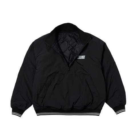 Palace REVERSIBLE QUILTED SPORTS BOMBER BLACK - Colorway