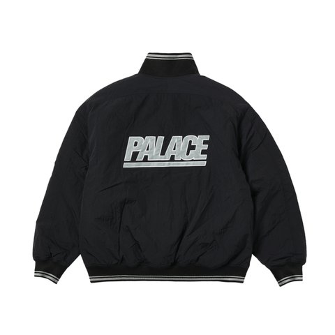 Palace REVERSIBLE QUILTED SPORTS BOMBER BLACK - Colorway