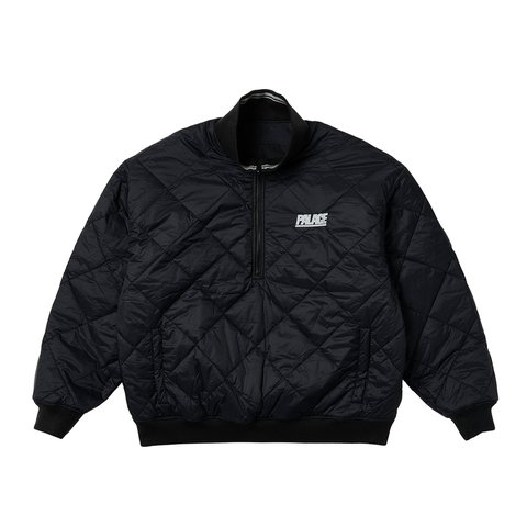 Palace REVERSIBLE QUILTED SPORTS BOMBER BLACK - Colorway