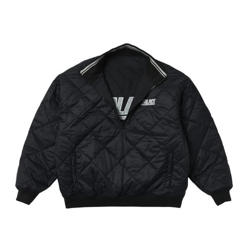Palace REVERSIBLE QUILTED SPORTS BOMBER BLACK - Colorway
