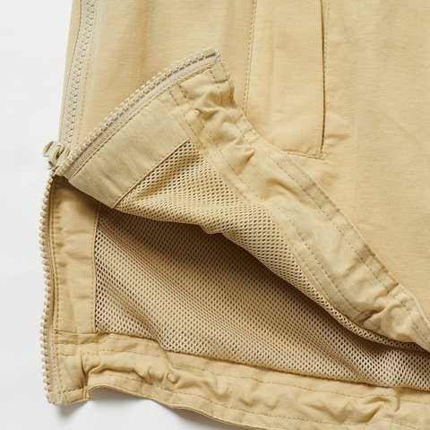 DOUBLE ZIP JACKET TAN