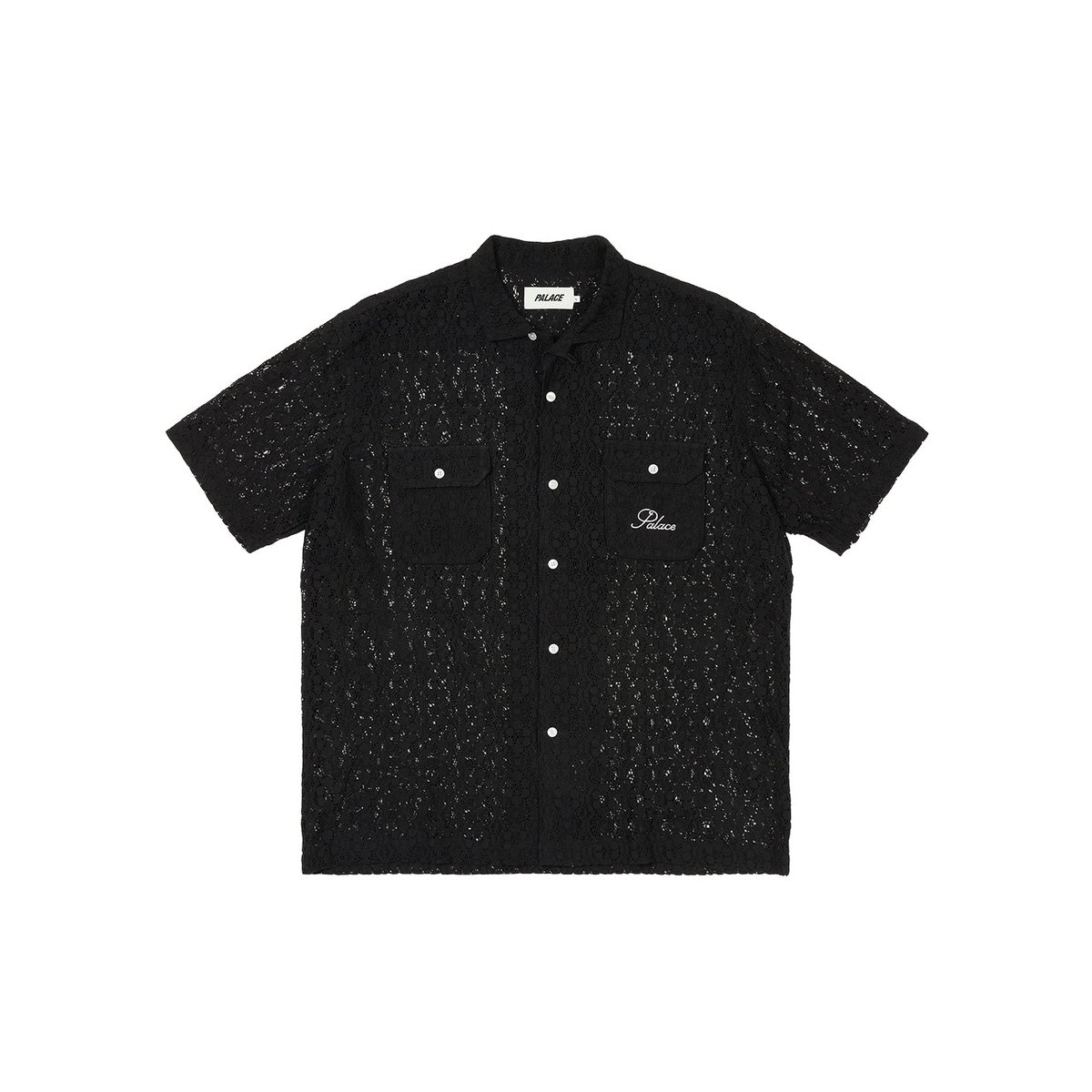 Palace LACE SHIRT BLACK (Spring 2023) - $128.00