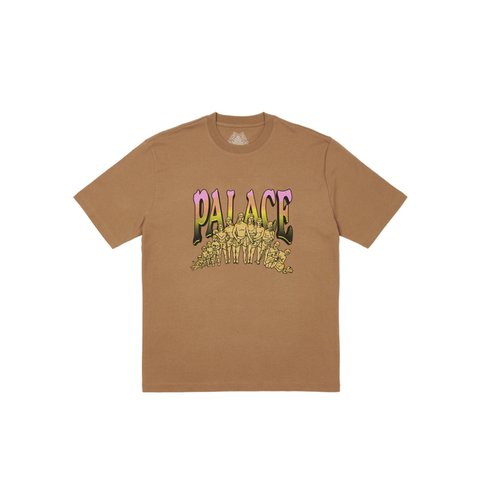 Palace FROM THE BEGINNING TO THE END T-SHIRT MOCHA - Colorway