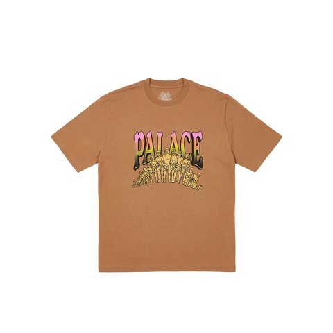 Palace FROM THE BEGINNING TO THE END T-SHIRT MOCHA - $48.00
