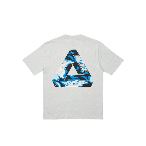 Palace JUNGLE CAMO TRI-FERG T-SHIRT GREY MARL
