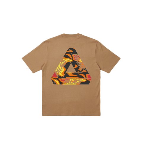 Palace JUNGLE CAMO TRI-FERG T-SHIRT MOCHA - Colorway