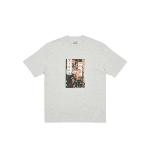 DOWNTOWN T-SHIRT GREY MARL
