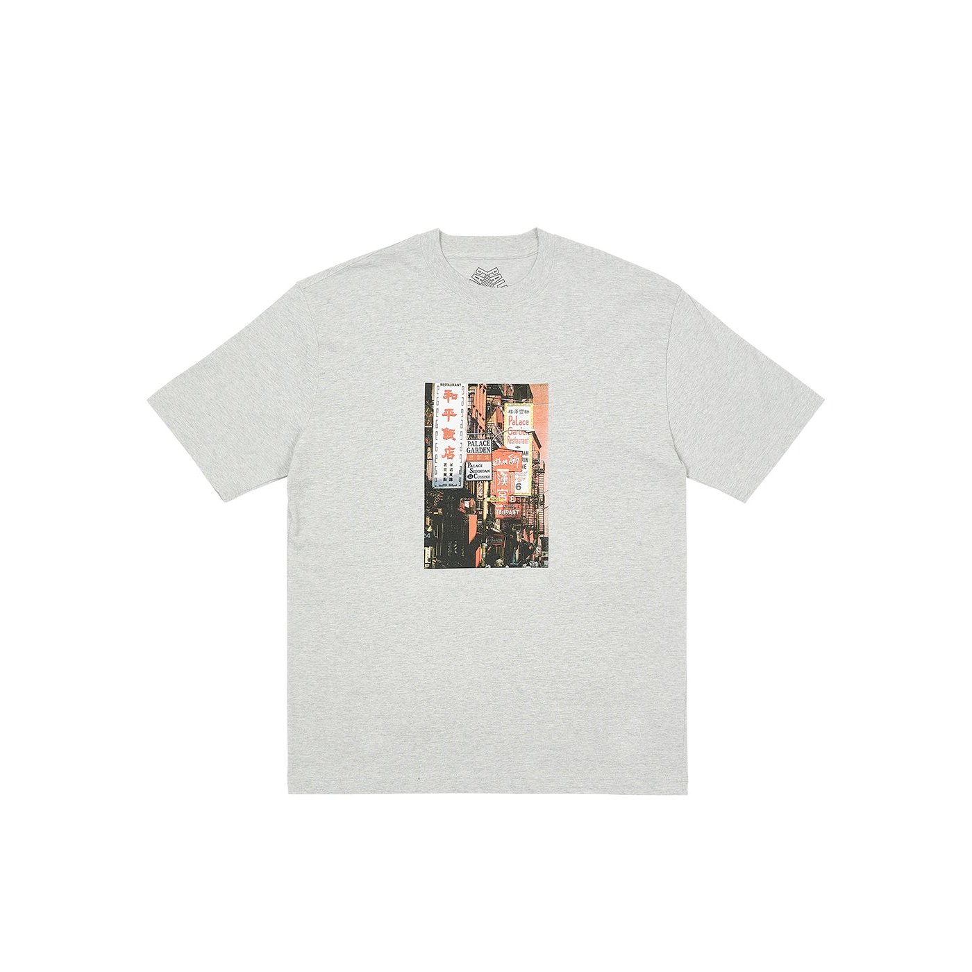 DOWNTOWN T-SHIRT GREY MARL
