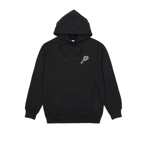 P-3 SNAKE APPLIQUE HOOD BLACK