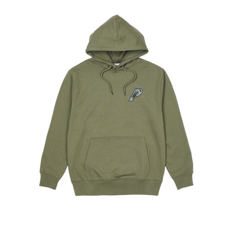 P-3 SNAKE APPLIQUE HOOD OLIVE