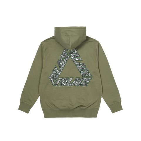 P-3 SNAKE APPLIQUE HOOD OLIVE
