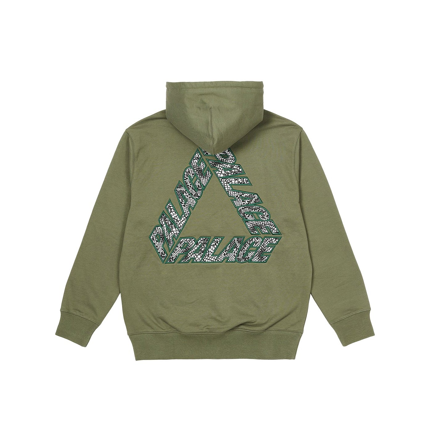 P-3 SNAKE APPLIQUE HOOD OLIVE