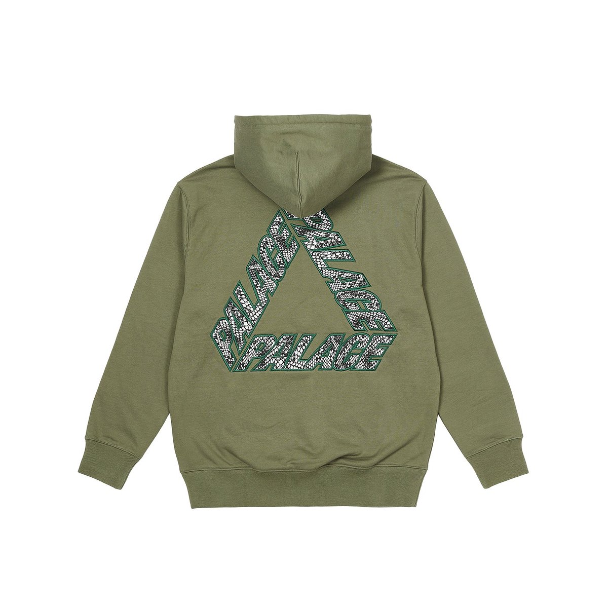 P-3 SNAKE APPLIQUE HOOD OLIVE