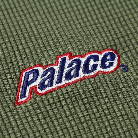 Palace WAFFLE LONGSLEEVE THE DEEP GREEN - Colorway