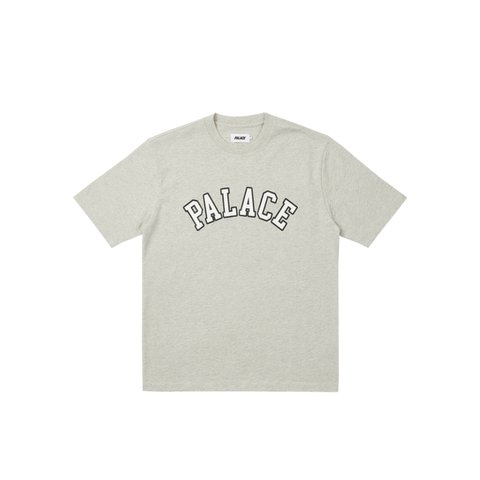 Palace ARCH SLUB T-SHIRT GREY MARL - Colorway