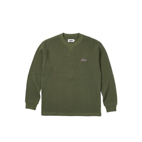 Palace WAFFLE LONGSLEEVE THE DEEP GREEN - Colorway