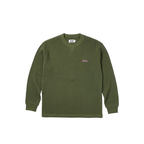 Palace WAFFLE LONGSLEEVE THE DEEP GREEN - €88.00