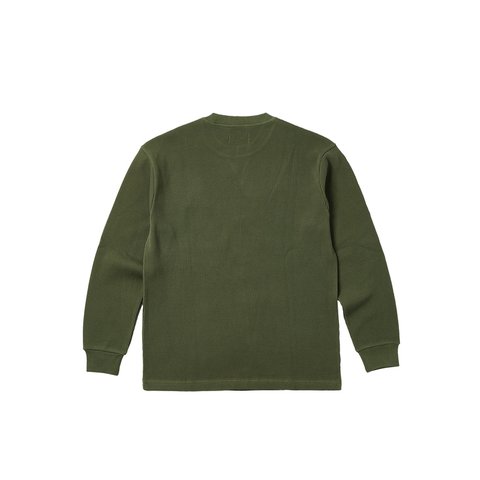 Palace WAFFLE LONGSLEEVE THE DEEP GREEN - Colorway