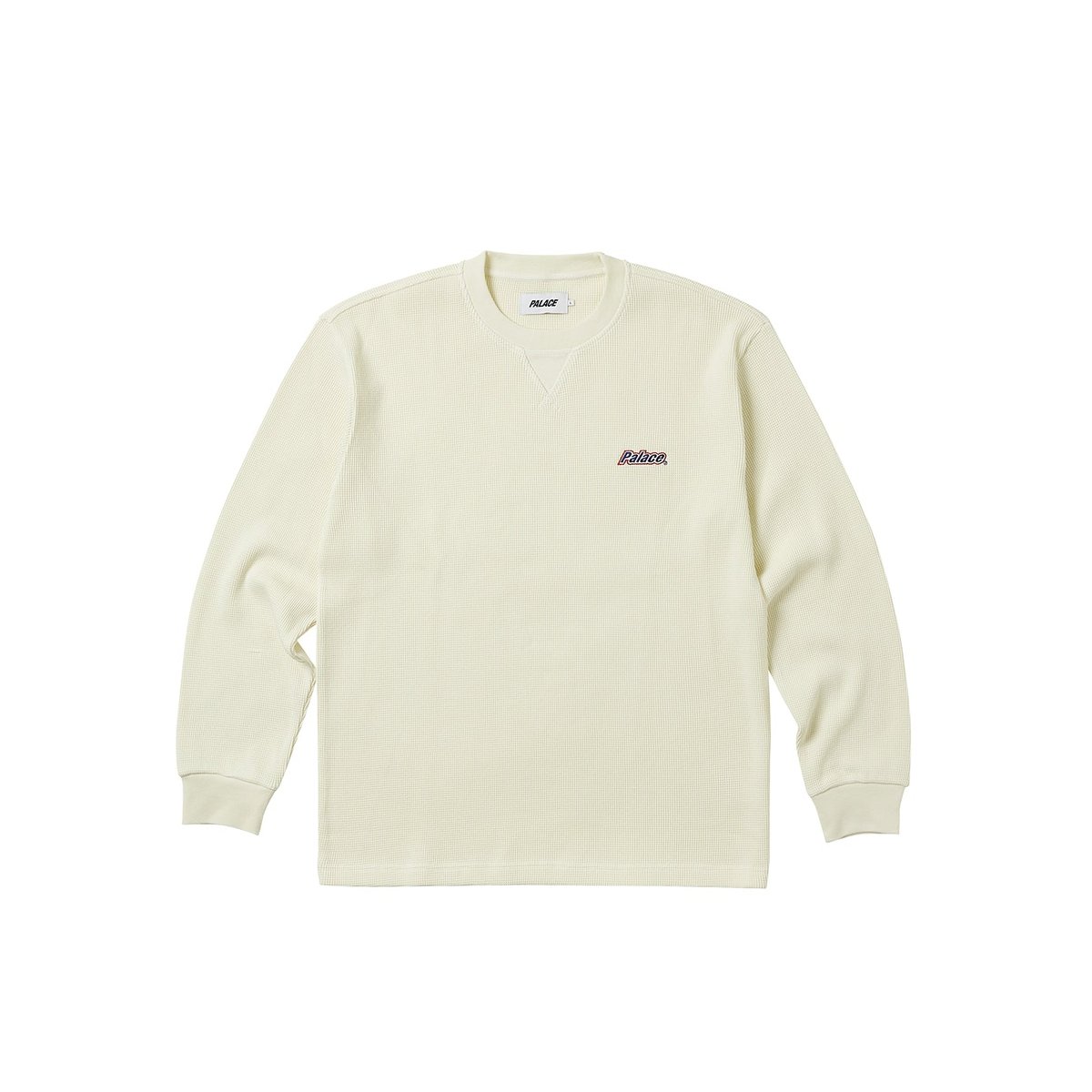 Palace WAFFLE LONGSLEEVE SOFT WHITE (Spring 2023) - €88.00