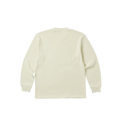 Palace WAFFLE LONGSLEEVE SOFT WHITE - Colorway
