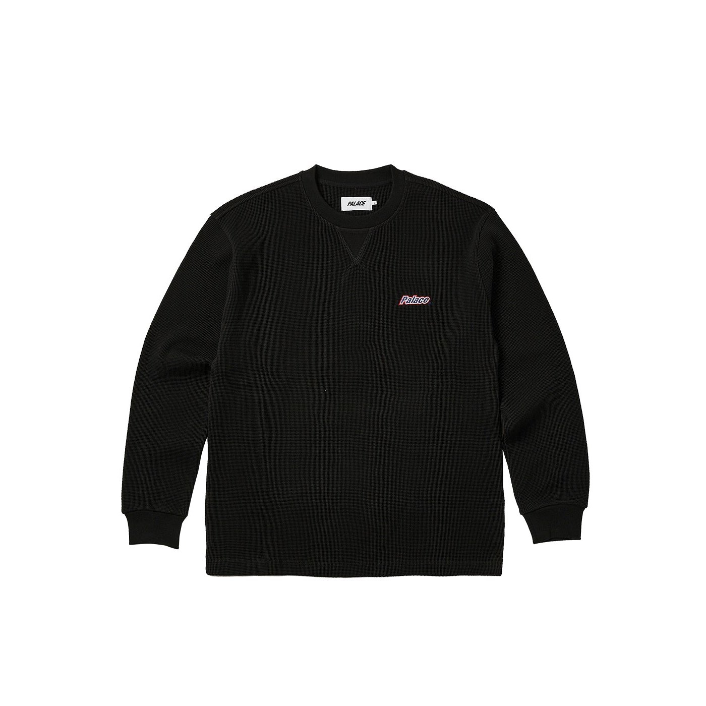 WAFFLE LONGSLEEVE BLACK