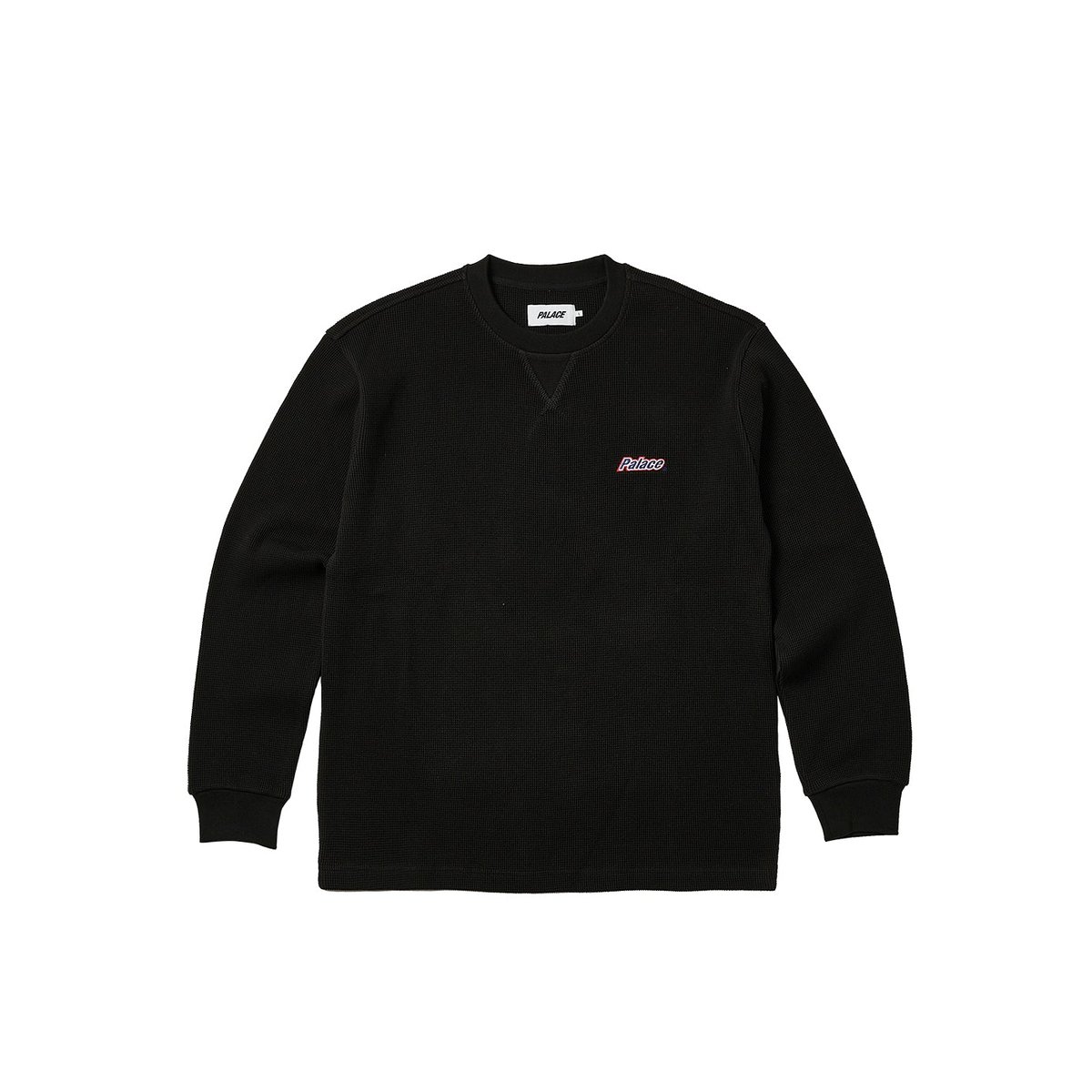 Palace WAFFLE LONGSLEEVE BLACK (Spring 2023) - €88.00