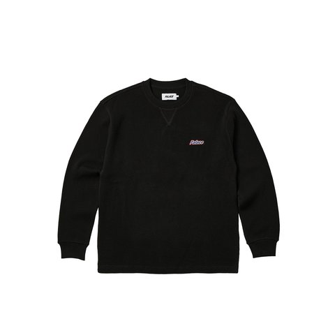Palace WAFFLE LONGSLEEVE BLACK - €88.00