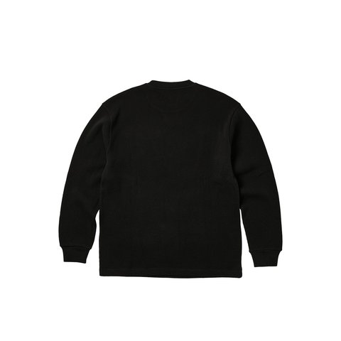 Palace WAFFLE LONGSLEEVE BLACK - Colorway