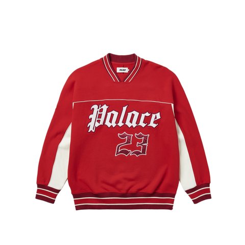 Palace BELIEVE CREW TRUEST RED - Colorway