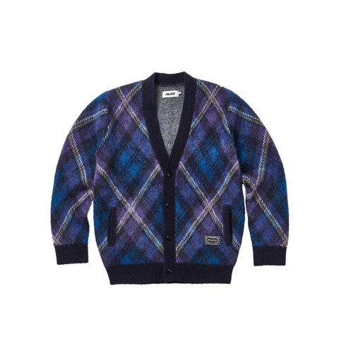 FLUFFY CARDIGAN PURPLE