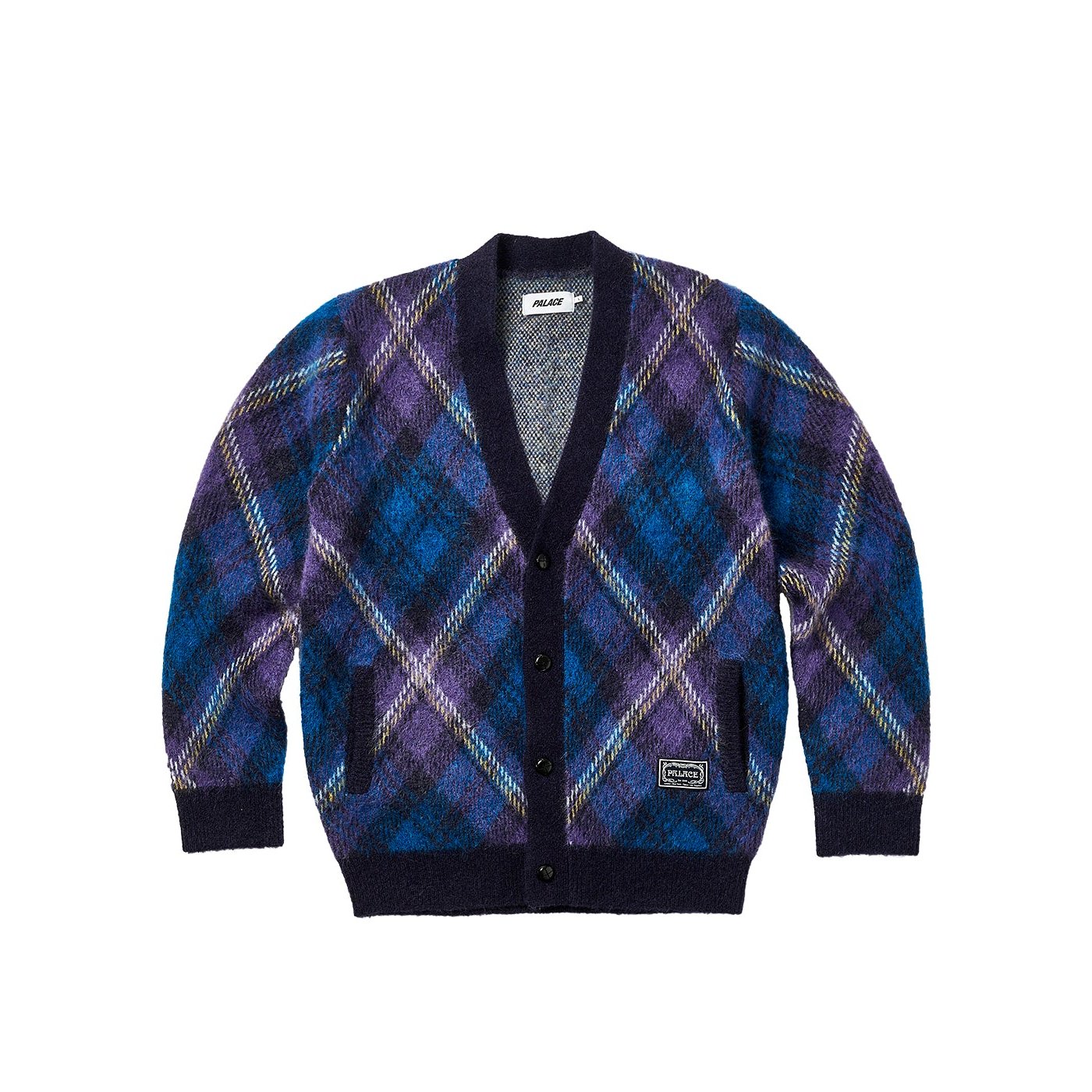 FLUFFY CARDIGAN PURPLE