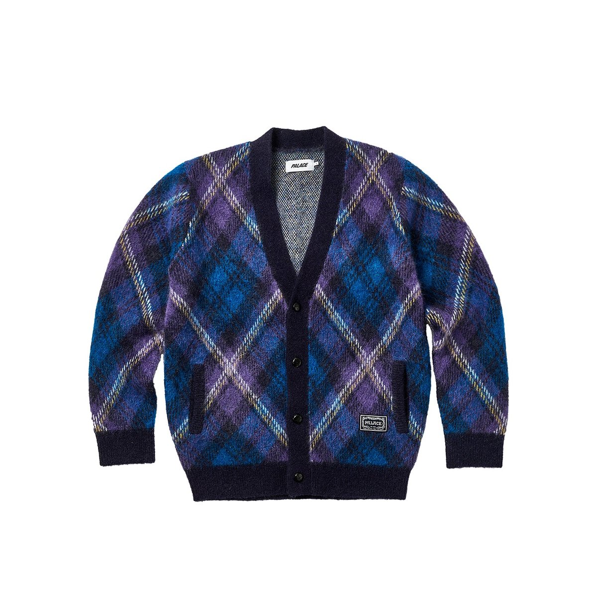 FLUFFY CARDIGAN PURPLE