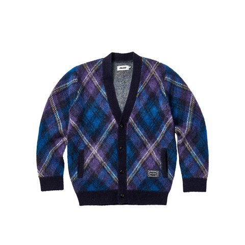 FLUFFY CARDIGAN PURPLE