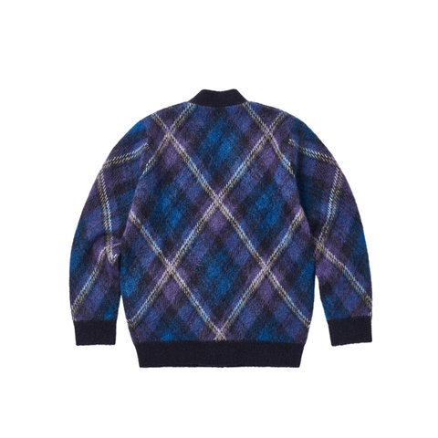 FLUFFY CARDIGAN PURPLE