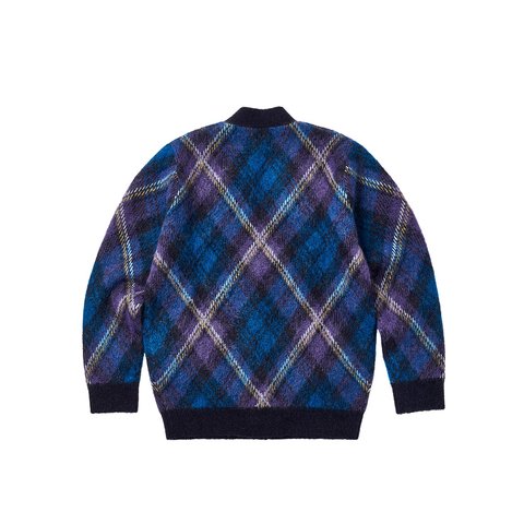 FLUFFY CARDIGAN PURPLE