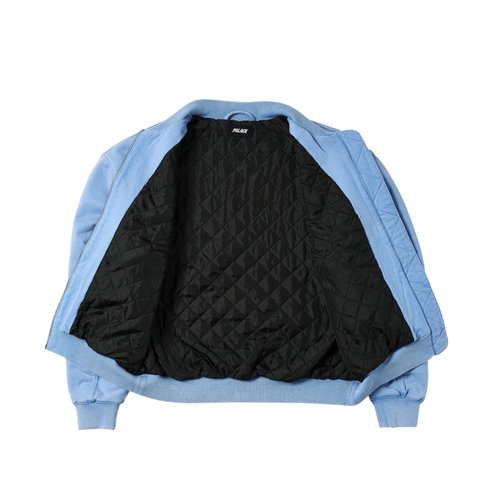 Palace WASH OUT BOMBER JACKET CRYSTALISED BLUE - Colorway